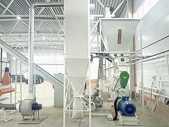 Фото Завершается этап монтажа пеллетного завода «Доза-Гран» для фабрики по производству дверей «GEONA»