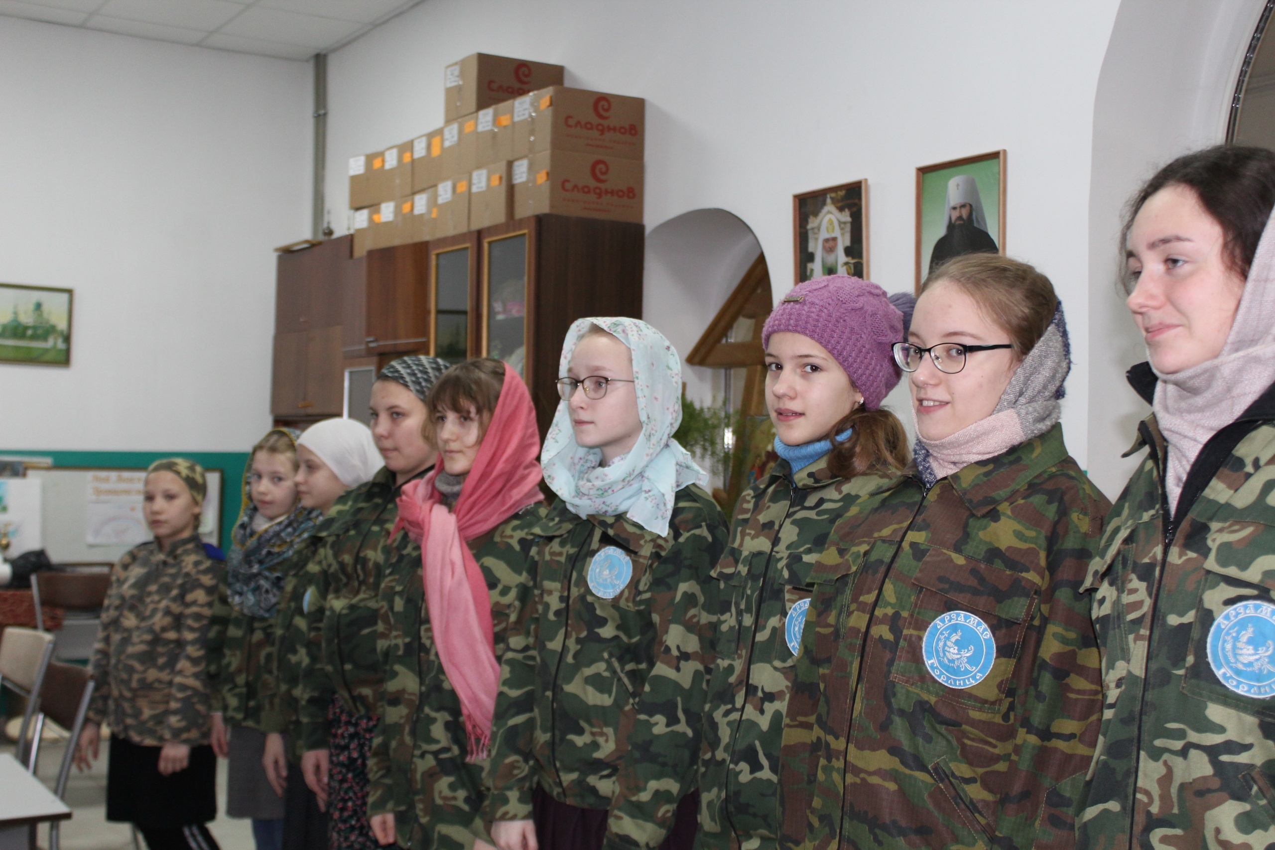 С 1 по 3 января 2020 года прошли духовно-нравственные военно-патриотические учения "Горлица" в селе Красное Арзамасского района