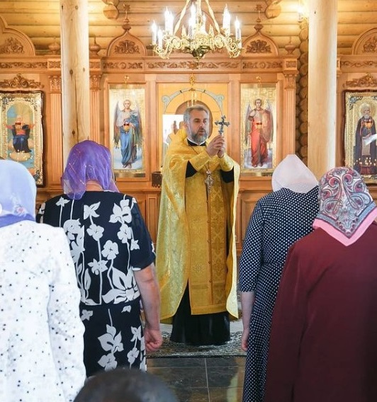 Праздничный молебен в Часовне в честь иконы «Спаса Нерукотворного»