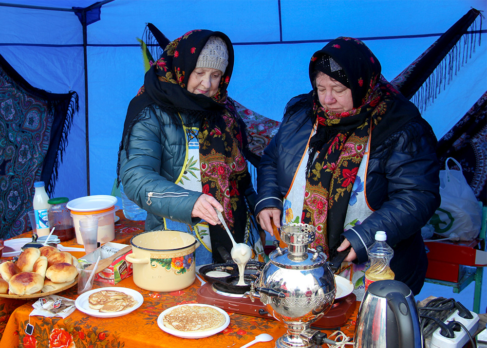 Масленичные гуляния прошли в Красном