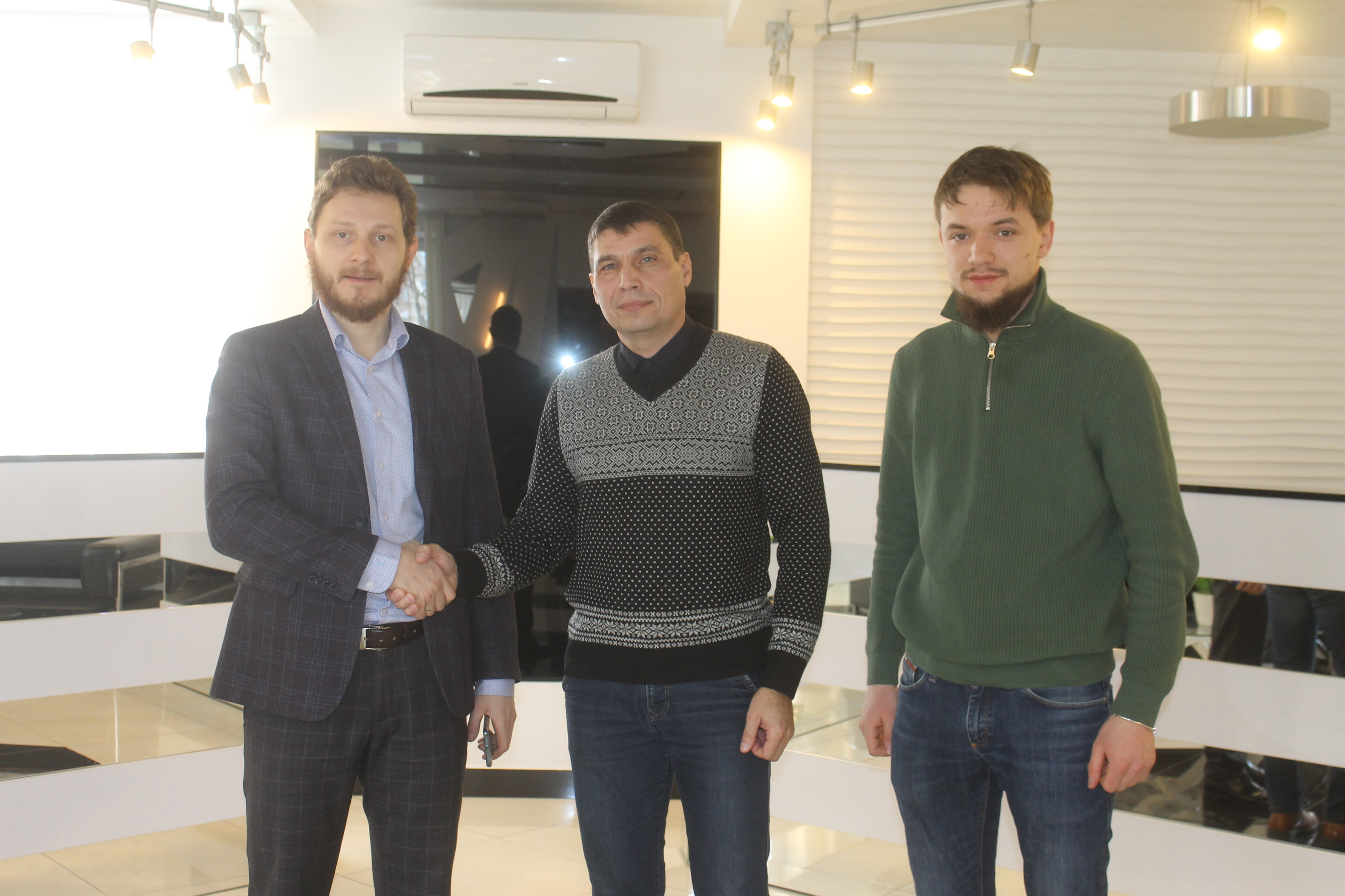 Встреча с представителями дорожного фонда Казани для подписания договора на строительство завода по производству ЩМА