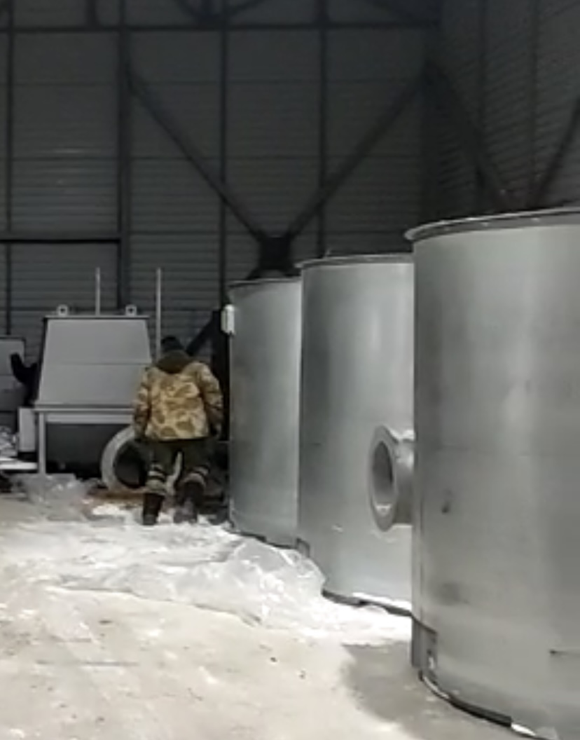 Начало монтажных работ на пеллетном заводе, производительностью 20 000 тонн в год в Красноярском крае